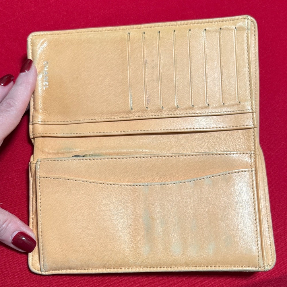 CHANEL Tan Quilted Women's Wallet   🎉🎉🎉HOST PICK  🎉🎉🎉 - Picture 9 of 14